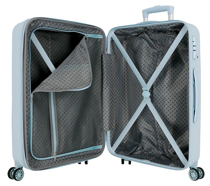 Set de dos maletas trolley Movom Best Wishes en azul claro - 5