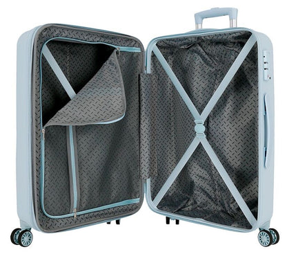 Set de dos maletas trolley Movom Best Wishes en azul claro - 5