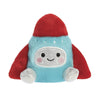 Peluche Cohete AURORA Palm Pals azul y rojo de 13 cm