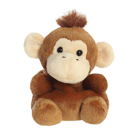 Peluche Mono Palm Pals de AURORA en tonos marrón y crema
