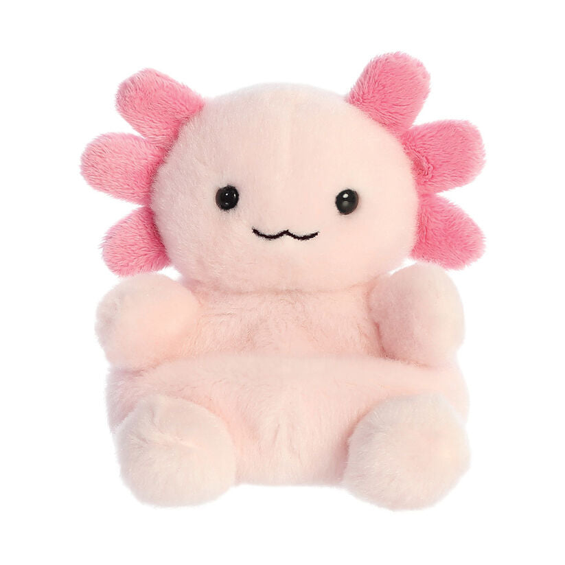 Peluche Ajolote Palm Pals AURORA rosa de 13 cm
