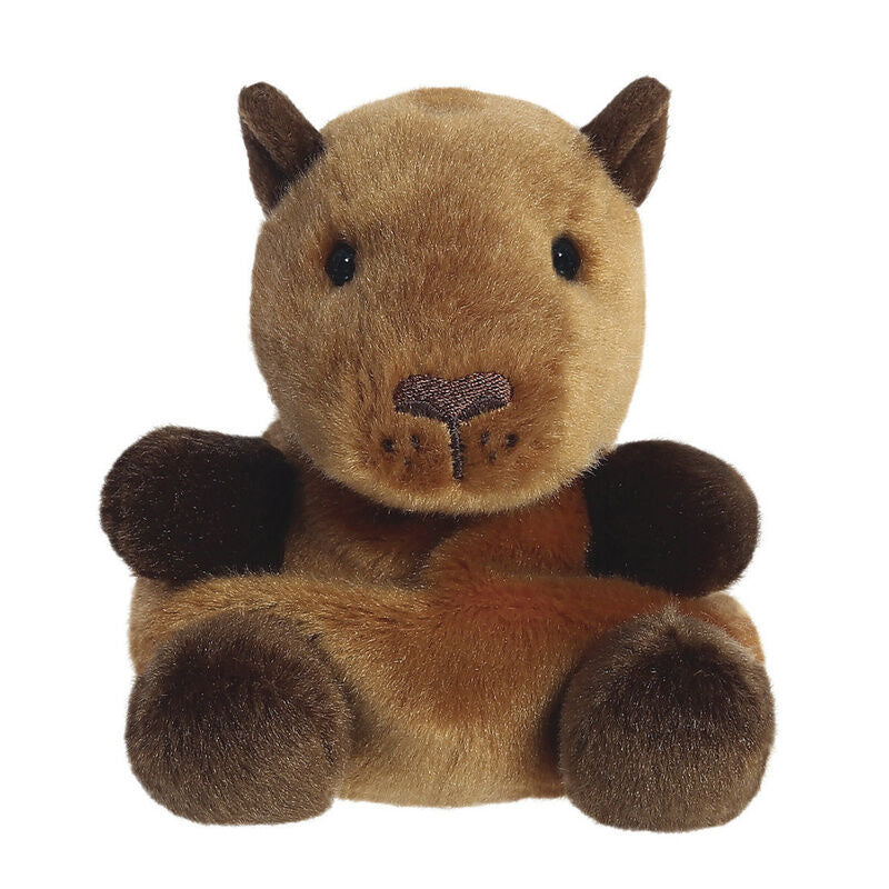 Peluche Capibara Palm Pals AURORA de 13 cm en tonos marrones
