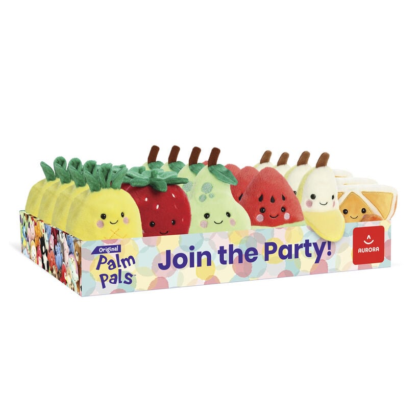 Peluche de frutas Palm Pals AURORA surtido de 13 cm