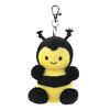Llavero de peluche Abeja Palm Pals AURORA amarillo y negro