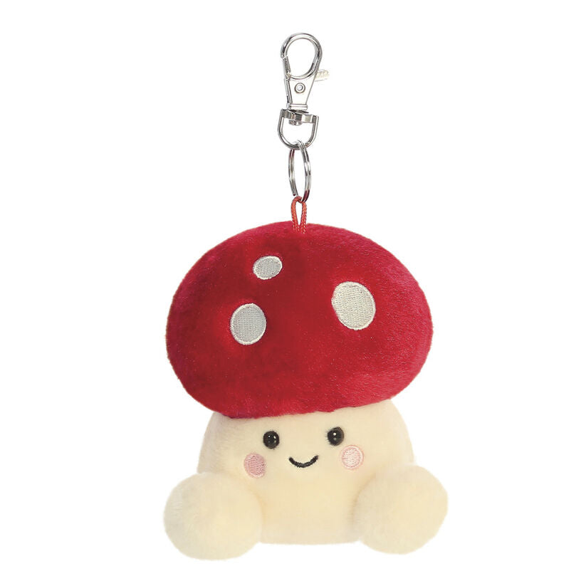 Llavero de peluche Seta Palm Pals rojo con lunares blancos
