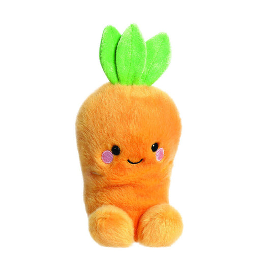 Peluche Zanahoria Palm Pals AURORA con hojas verdes - 2