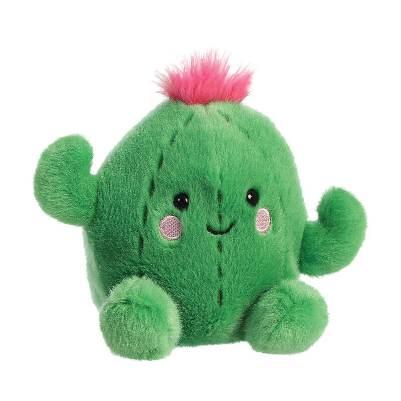 Peluche Cactus Palm Pals verde con penacho rosa - 2