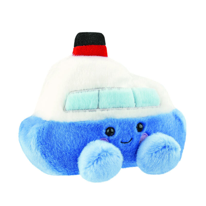 Peluche Palm Pals de AURORA con forma de barco azul y blanco - 2