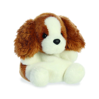 Peluche Charles Spaniel Palm Pals marrón y blanco de AURORA - 2