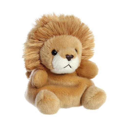 Peluche León AURORA Palm Pals sentado con melena marrón dorada - 2