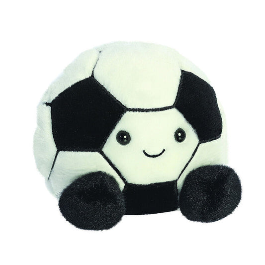 Peluche Palm Pals con forma de pelota de fútbol blanca y negra - 2