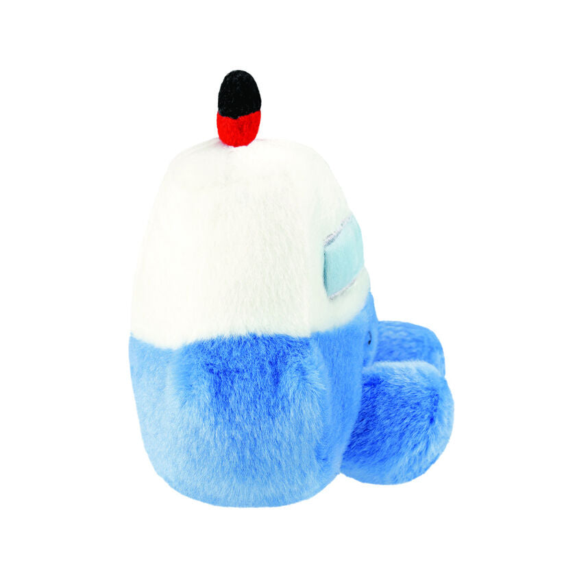 Peluche Palm Pals de AURORA con forma de barco azul y blanco - 3