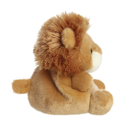 Peluche León AURORA Palm Pals sentado con melena marrón dorada - 3