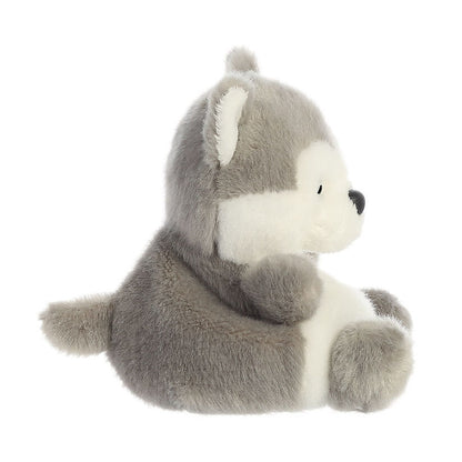 Peluche Husky AURORA Palm Pals gris y blanco de 13 cm - 3
