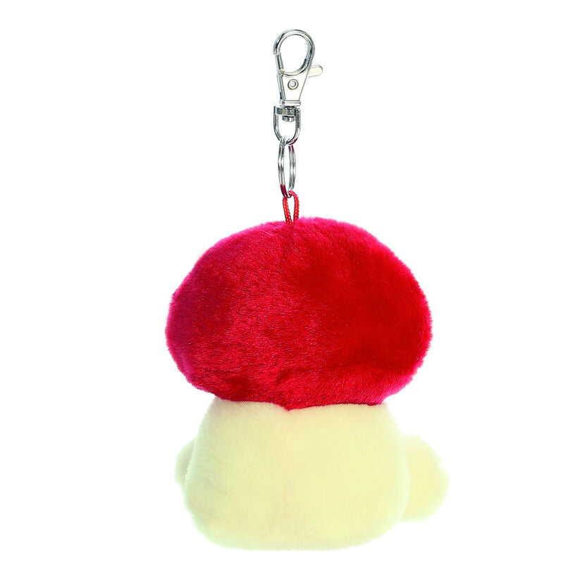 Llavero de peluche Seta Palm Pals rojo con lunares blancos - 4