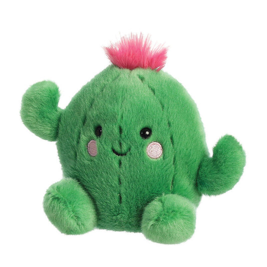 Peluche Cactus Palm Pals verde con penacho rosa - 5
