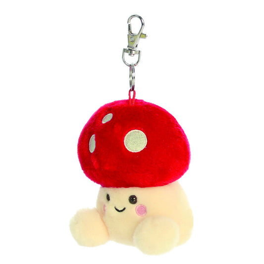 Llavero de peluche Seta Palm Pals rojo con lunares blancos - 5