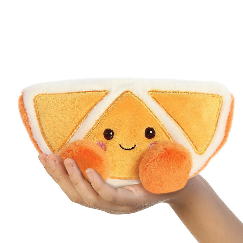 Peluche Mandarina Palm Pals AURORA con forma de gajo naranja - 6