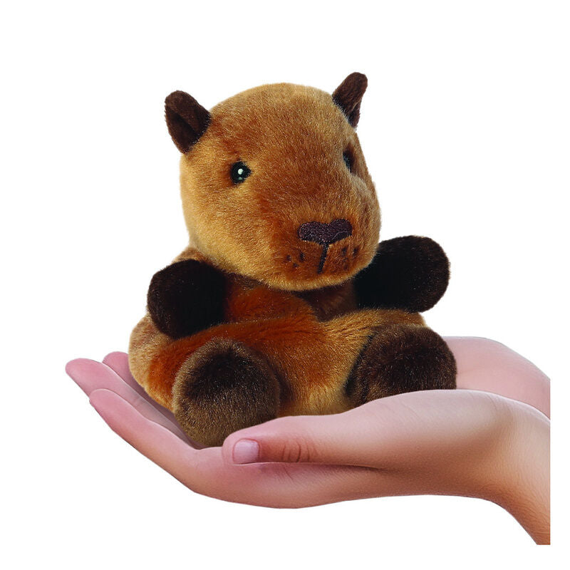 Peluche Capibara Palm Pals AURORA de 13 cm en tonos marrones - 6