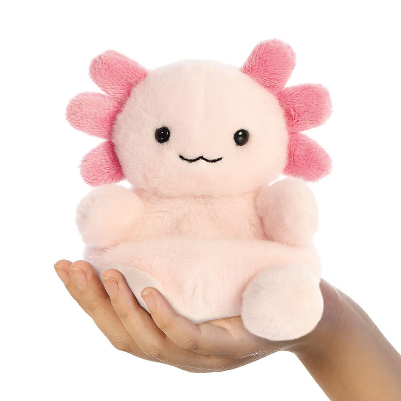 Peluche Ajolote Palm Pals AURORA rosa de 13 cm - 7