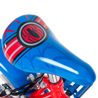 Bicicleta infantil Huffy Spider-Man Marvel roja y azul de 12 pulgadas - 12