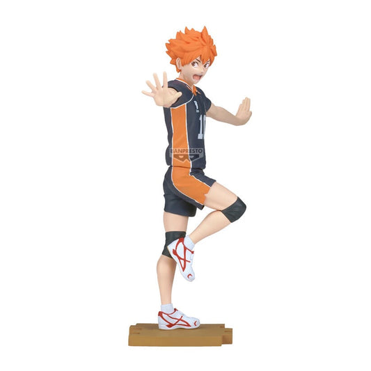 Figura Banpresto de Shoto Hinata de Haikyu!! en pose de voleibol