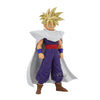 Figura de Son Gohan Super Saiyan con capa blanca y traje morado