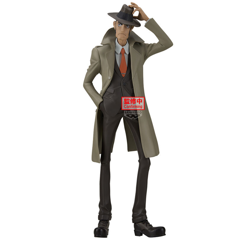 Figura de Inspector Zenigata de Lupin the IIIrd con sombrero y gabardina