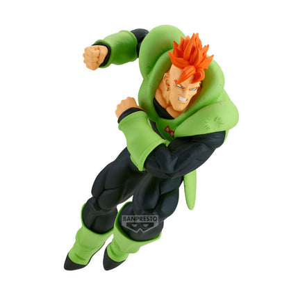 Figura de Android 16 de Dragon Ball Z en pose dinámica