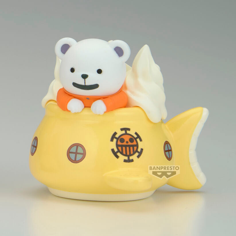 Figura de Bepo de One Piece sobre un submarino amarillo - 2