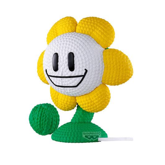 Peluche de Flowey de Undertale con flor amarilla y tallo verde - 2