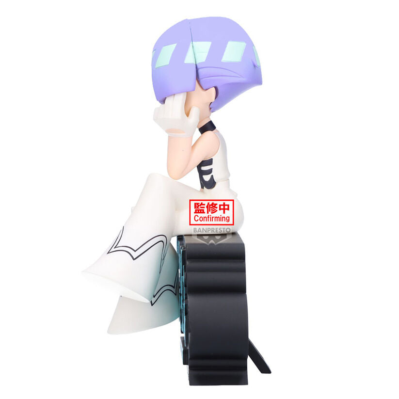 Figura BANPRESTO de New Panty & Stocking con cabello morado y base decorativa - 2