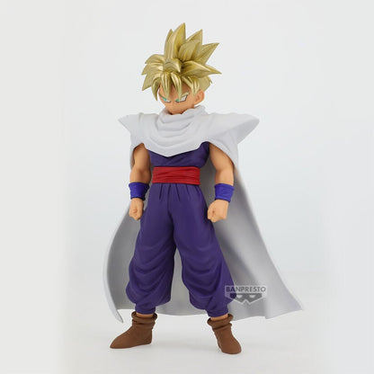 Figura de Son Gohan Super Saiyan con capa blanca y traje morado - 3