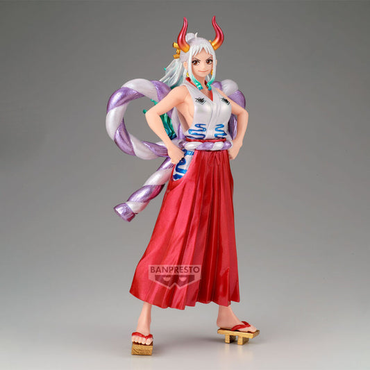 Figura Yamato de One Piece King of Artist con falda roja y cuernos - 2