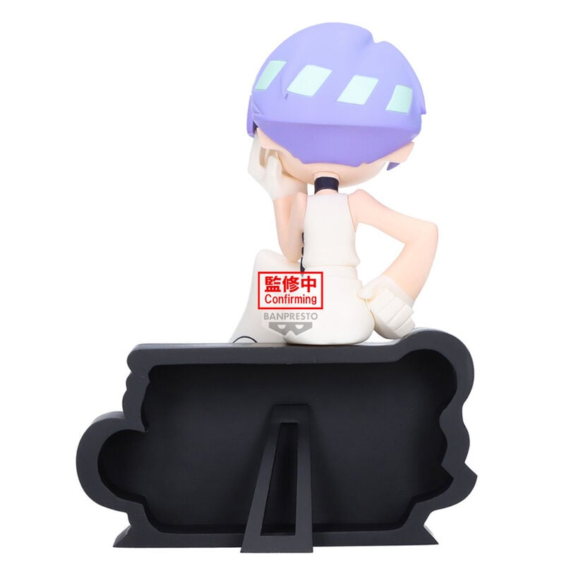 Figura BANPRESTO de New Panty & Stocking con cabello morado y base decorativa - 3