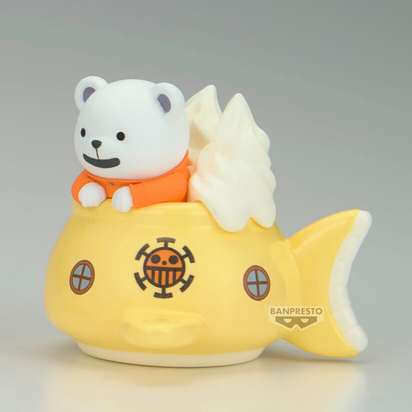 Figura de Bepo de One Piece sobre un submarino amarillo - 4