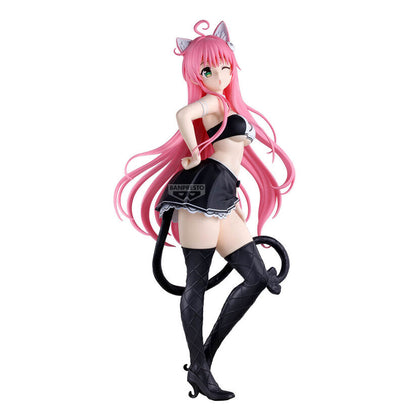Figura de Lala Satalin Nyarls de To LOVEru Darkness con cabello rosa y cola negra - 4