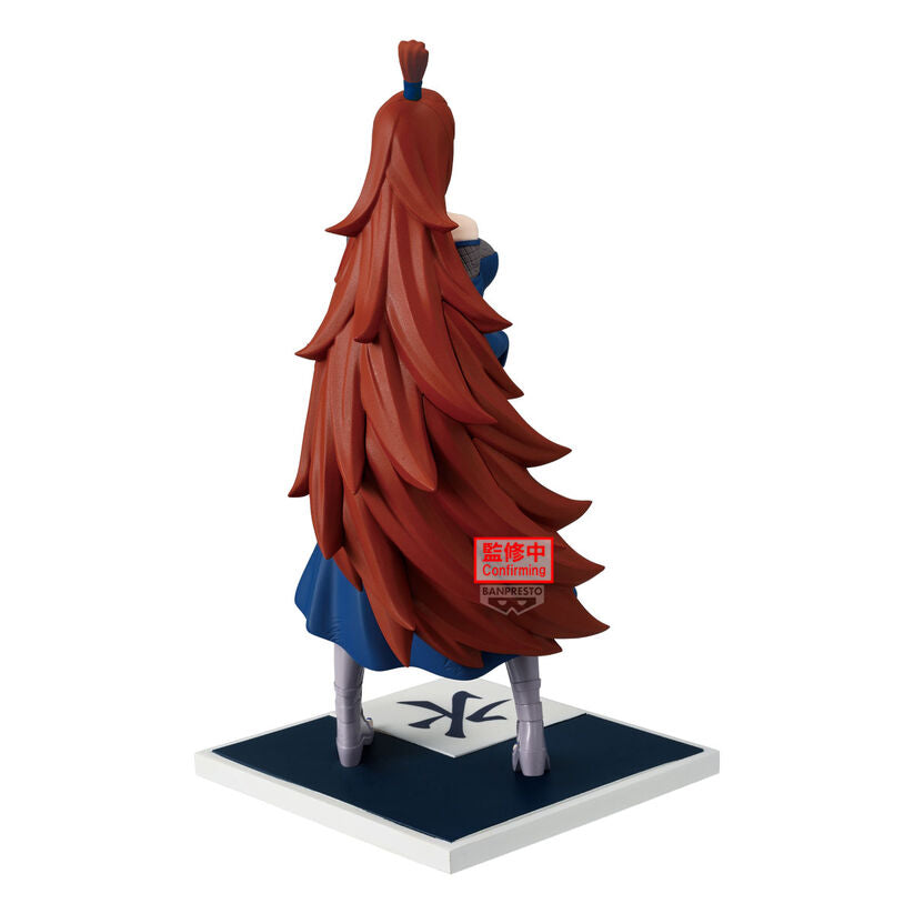 Figura de Mei Terumi Mizukage de Naruto Shippuden con vestido azul y base decorada - 4