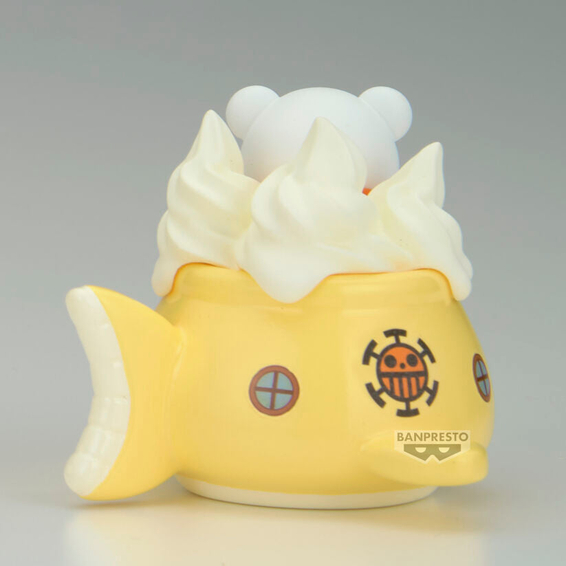 Figura de Bepo de One Piece sobre un submarino amarillo - 5