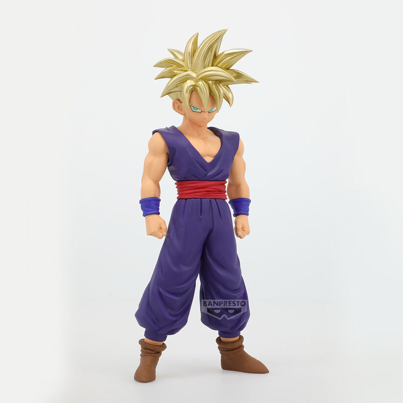 Figura de Son Gohan Super Saiyan con capa blanca y traje morado - 6