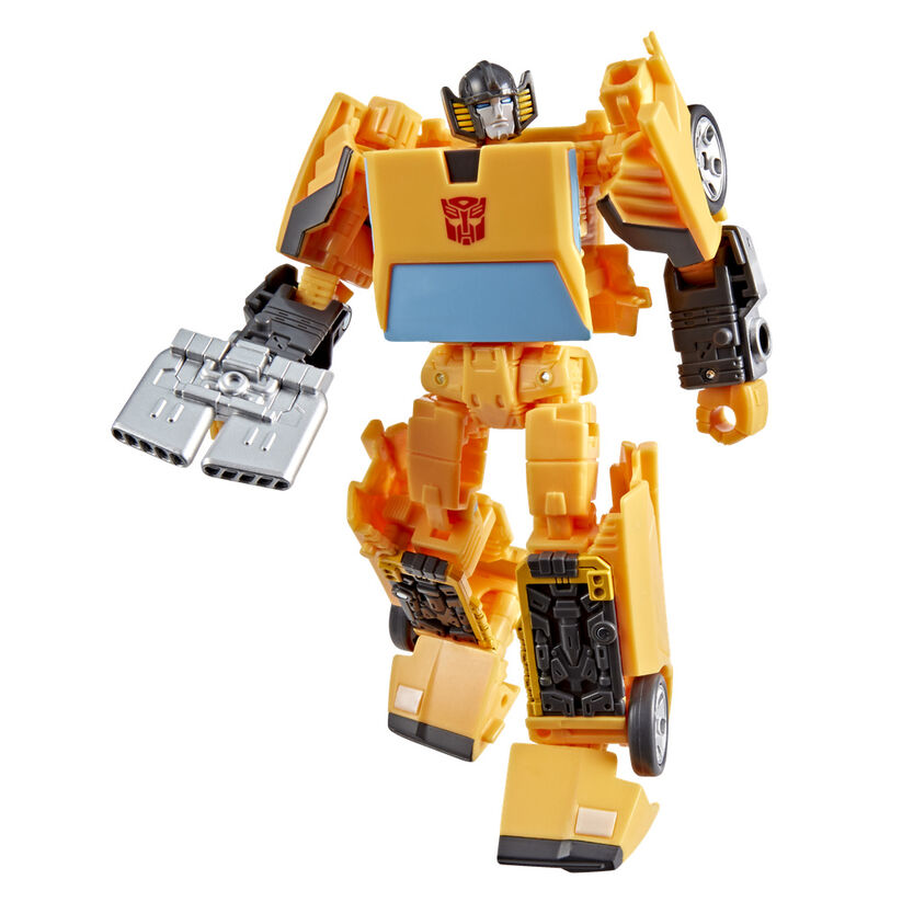 Figura articulada Sunstreaker de Transformers en amarillo y negro