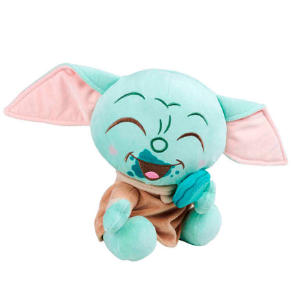 Peluche Grogu Macaroon de Star Wars con macaron turquesa