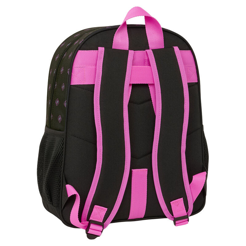 Mochila negra Kpop Demon Hunters SAFTA con estampado frontal - 2