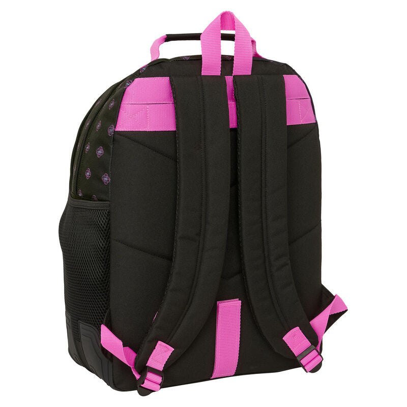 Mochila negra SAFTA KPop Demon Hunters con estampado de HUNTRIX - 2