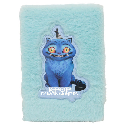 Bloc de notas A5 SAFTA KPop Demon Hunters con tapa de pelo azul y felino - 3