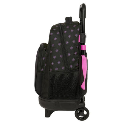 Trolley mochila negro KPOP Demon Hunters SAFTA con ruedas y asa extraíble - 3