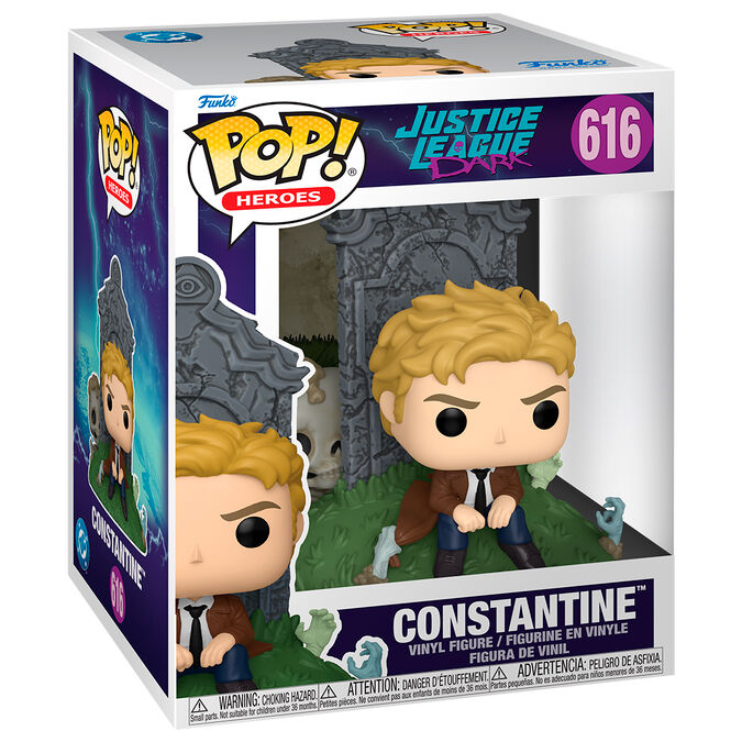 Figura Funko POP! Deluxe de Constantine sentado ante una lápida - 2