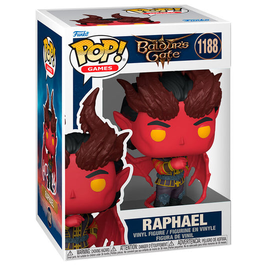 Figura Funko POP de Raphael Cambion Devil con cuernos y alas rojas - 2