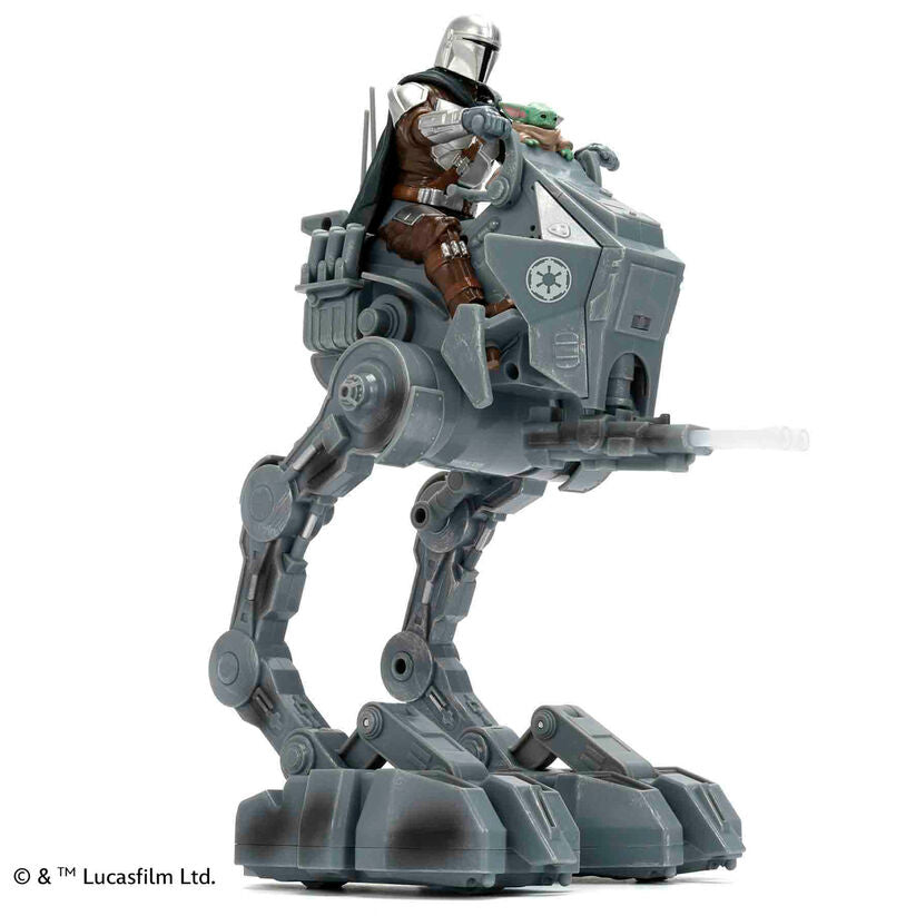 Vehículo radio control AT-RT Walker de Star Wars con Mandaloriano y Grogu - 3