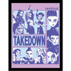 Cuadro enmarcado KPop Demon Hunters Takedown con las guerreras HUNTR/X
